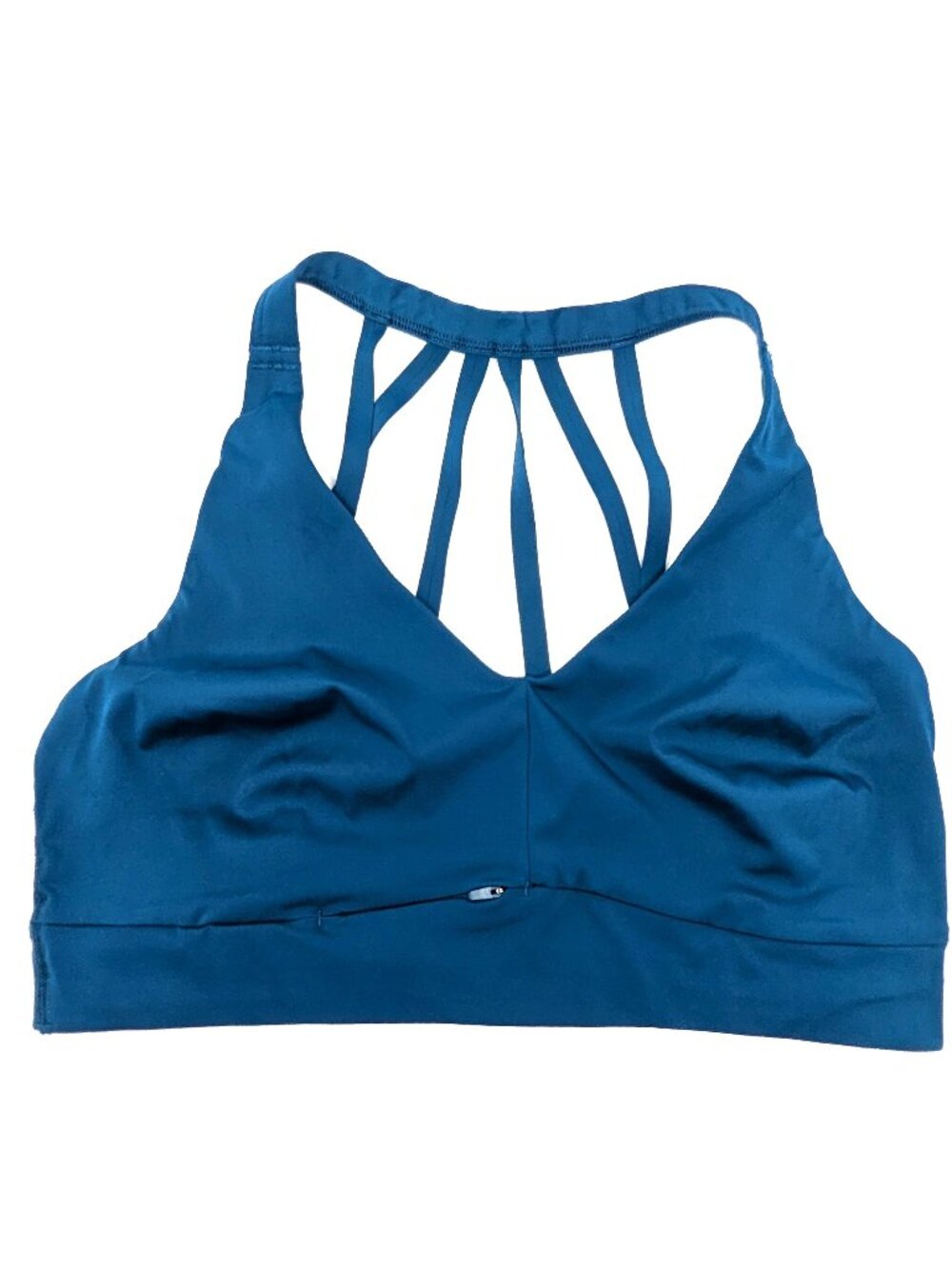 Athleta Sports Bra Top Strappy 34D/DD Suryana Dark Teal